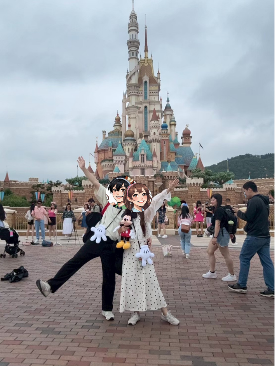 香港ディズニーランドの写真