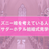 【保存版】ディズニー婚を考えている人へ！アンバサダーホテル結婚式見学体験談 のサムネイル画像
