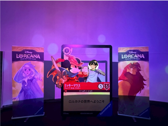 ロルカナミッキーとの写真撮影