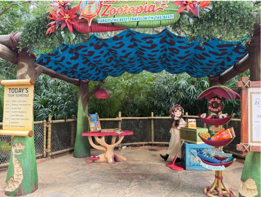 ジュディとニックとの新しいグリーティング会場